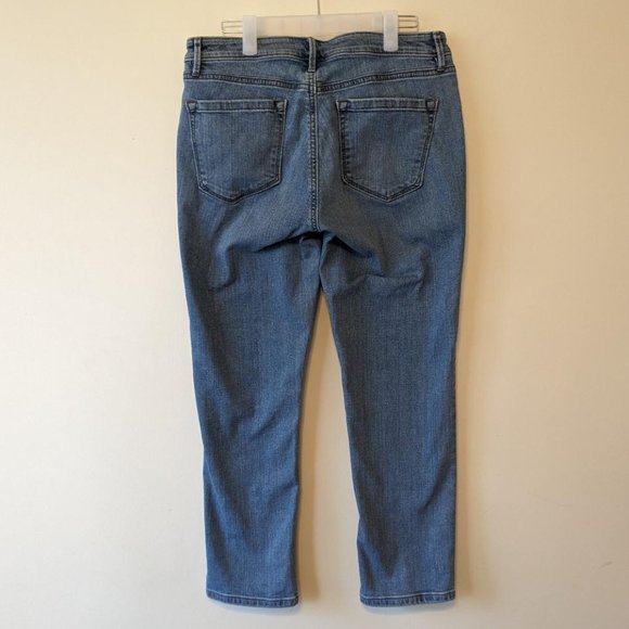 LOFT Curvy Cuffed Crop Jeans Women's Size 8 - Picture 2 of 6